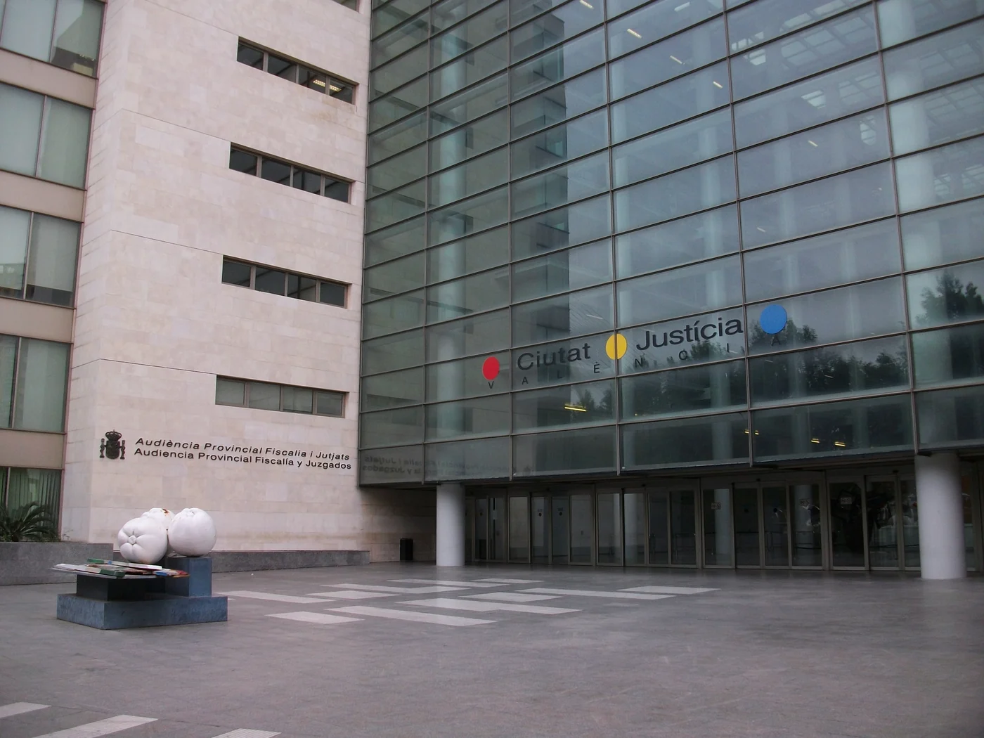 Ciutat de la Justícia de València, en 2012. Fotografía de contexto institucional, ajena a las personas y a los hechos investigados.