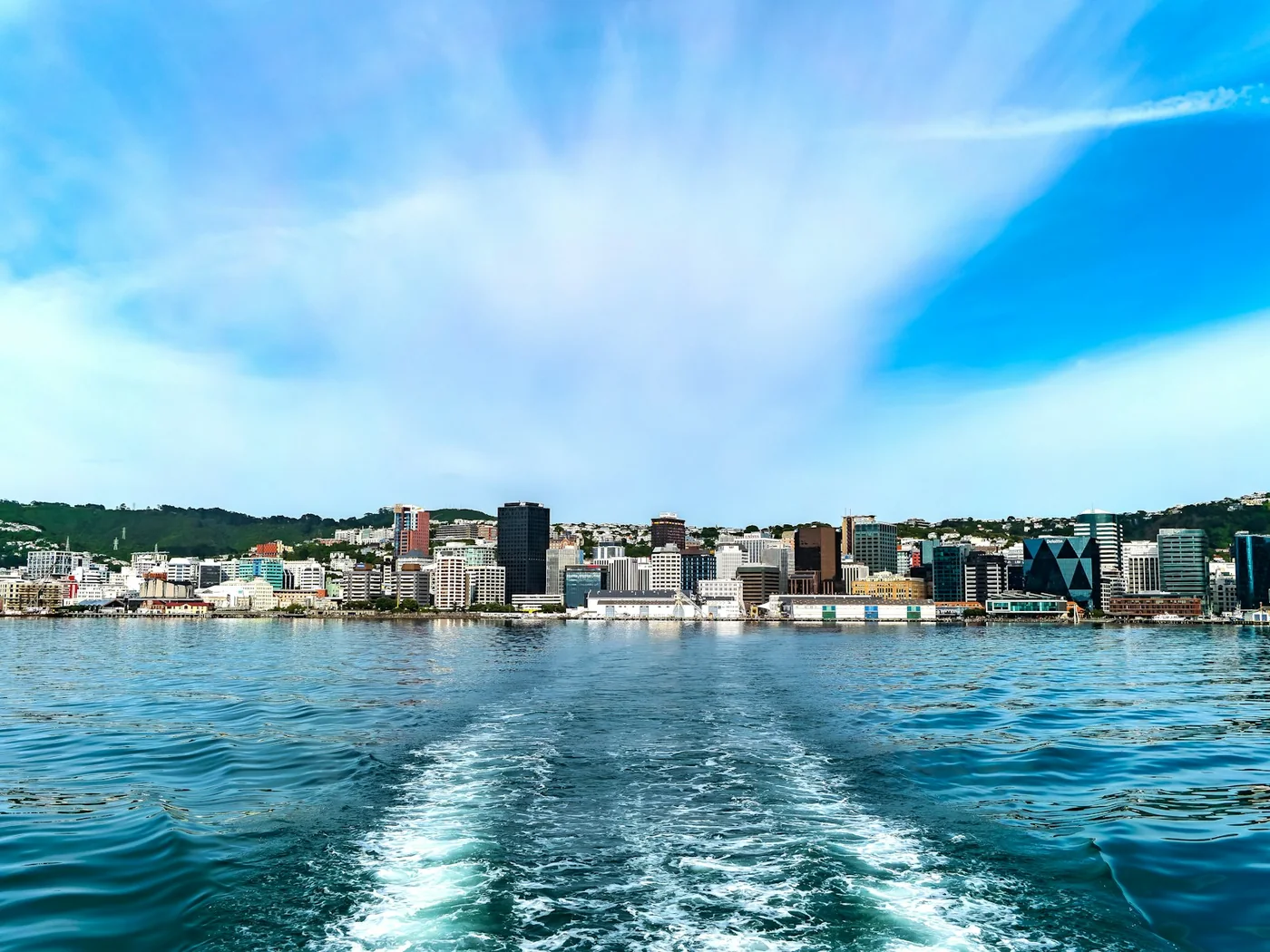 Wellington, Nueva Zelanda, fotografiada desde el agua. Imagen de contexto del país con mayor participación en la encuesta, realizada en 22 países.