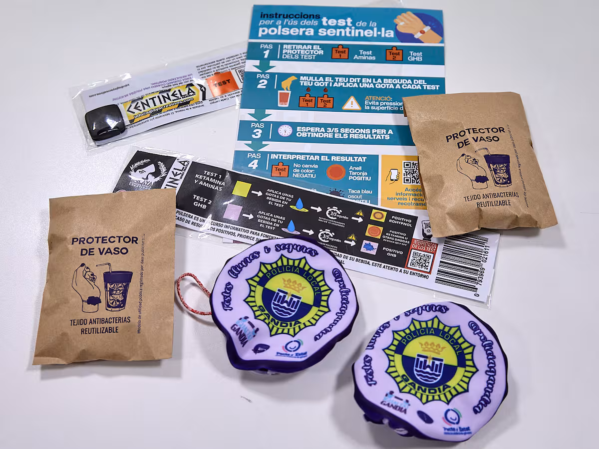 Gandia refuerza la prevención de la sumisión química en el Pirata Beach Fest con pulseras detectoras y Puntos Violeta